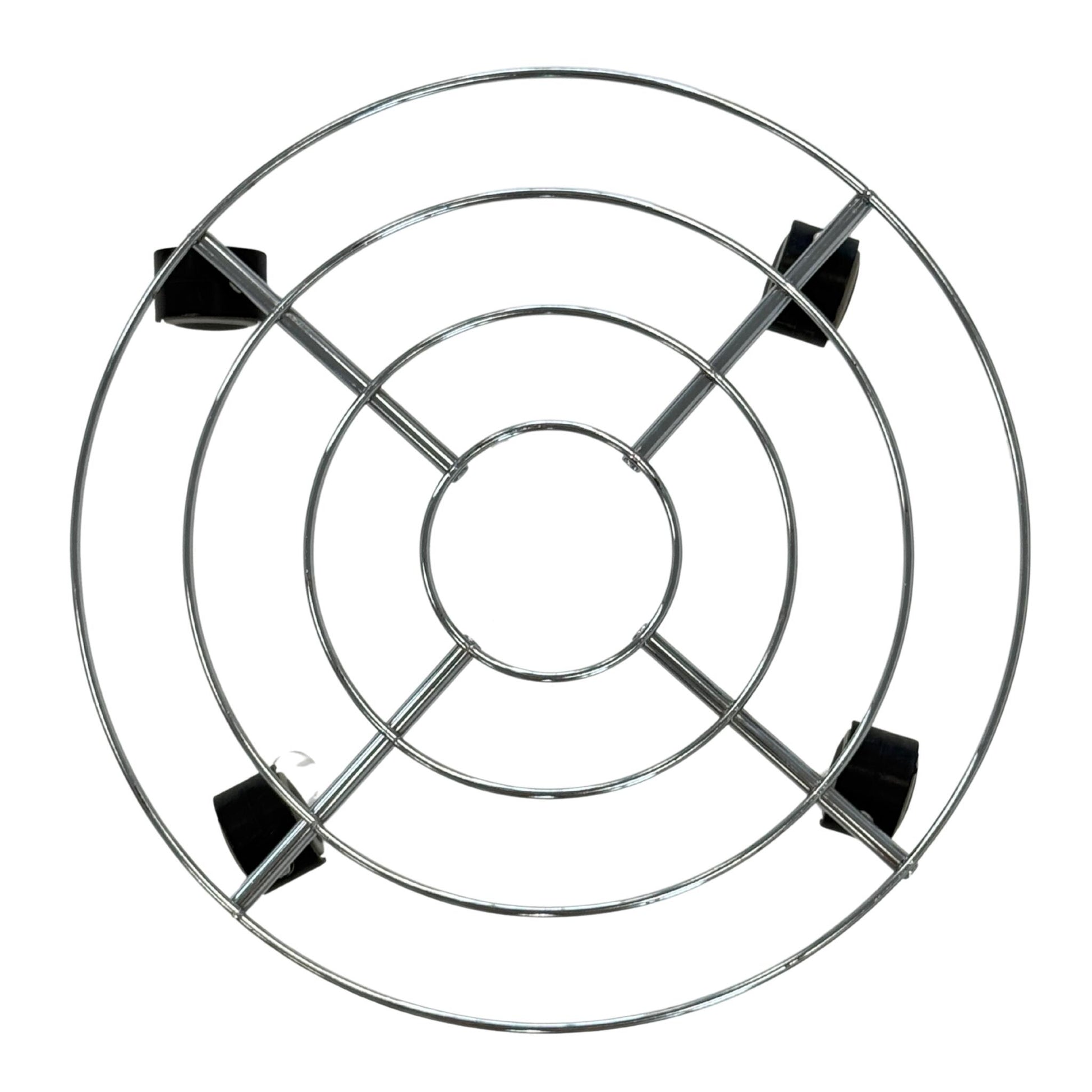 Soporte Redondo De 40 Cm Con Ruedas Para Plantas - Acero Resistente_1