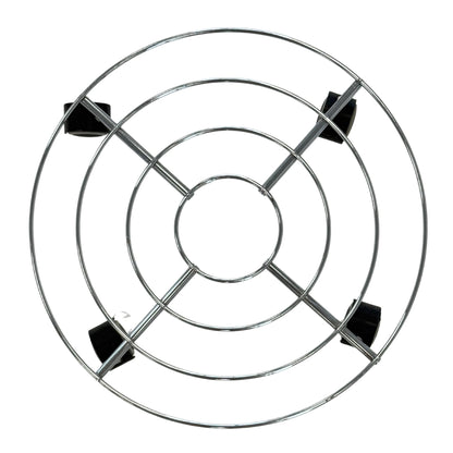 Soporte Redondo De 40 Cm Con Ruedas Para Plantas - Acero Resistente_1