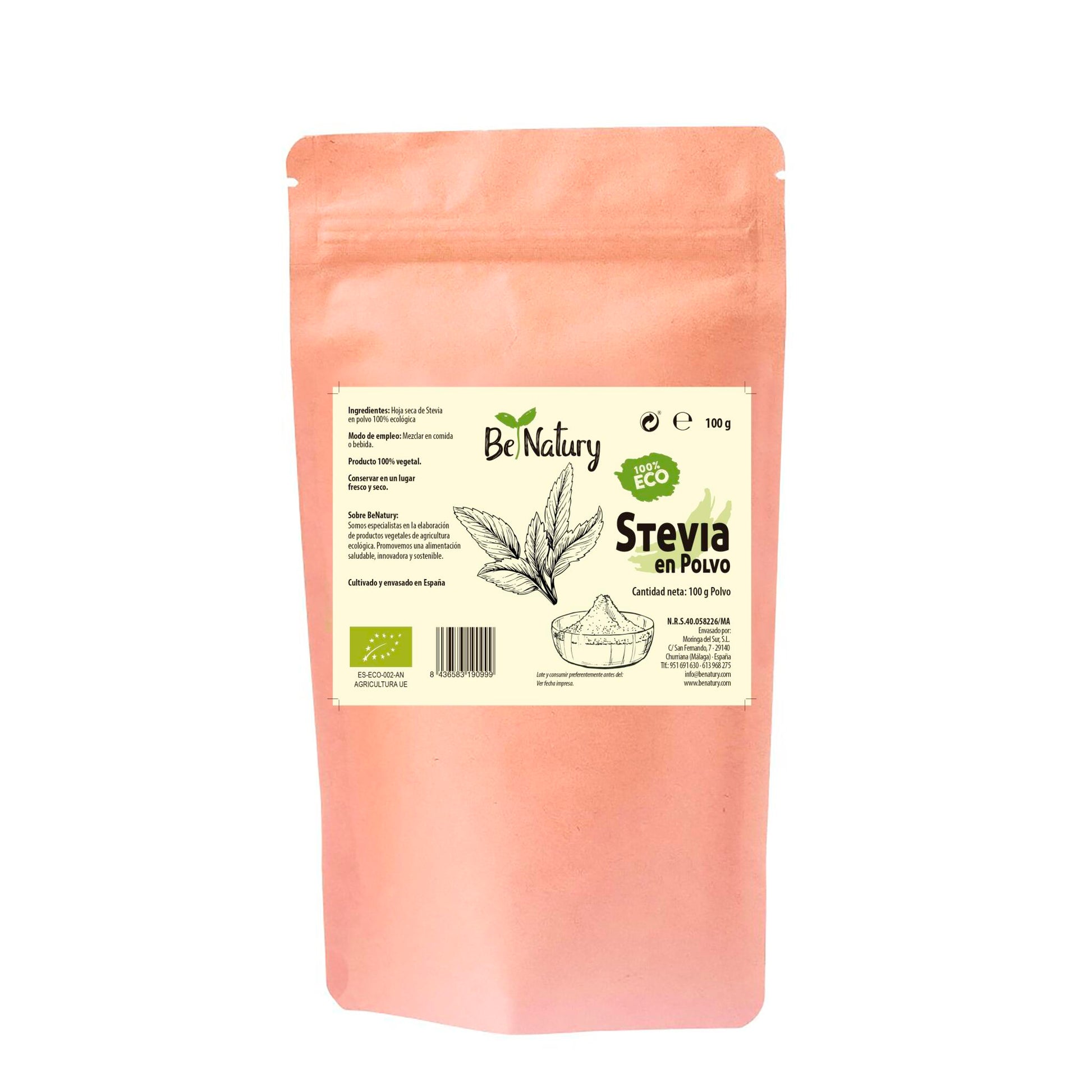 Stevia En Polvo 100 Grs– Edulcorante Sin Calorías_0