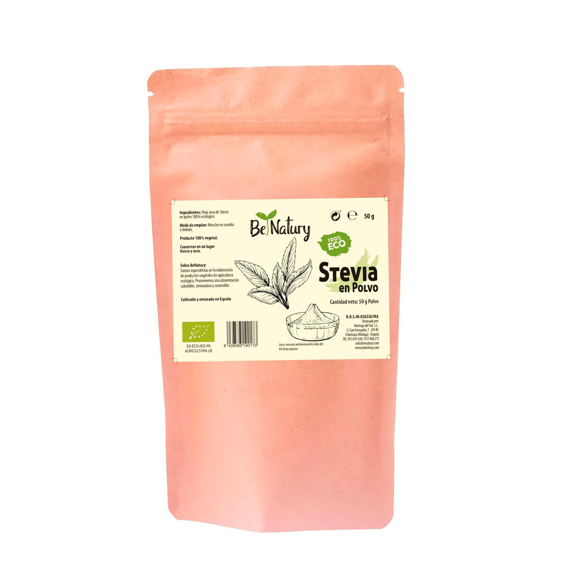 Stevia En Polvo 100% Natural 50 Grs – Edulcorante Sin Calorías_0