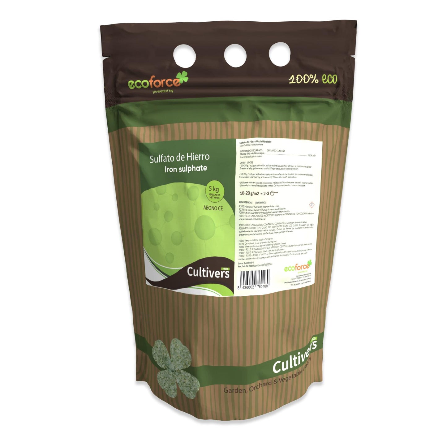 Sulfato De Hierro Cultivers 2x1kg_2