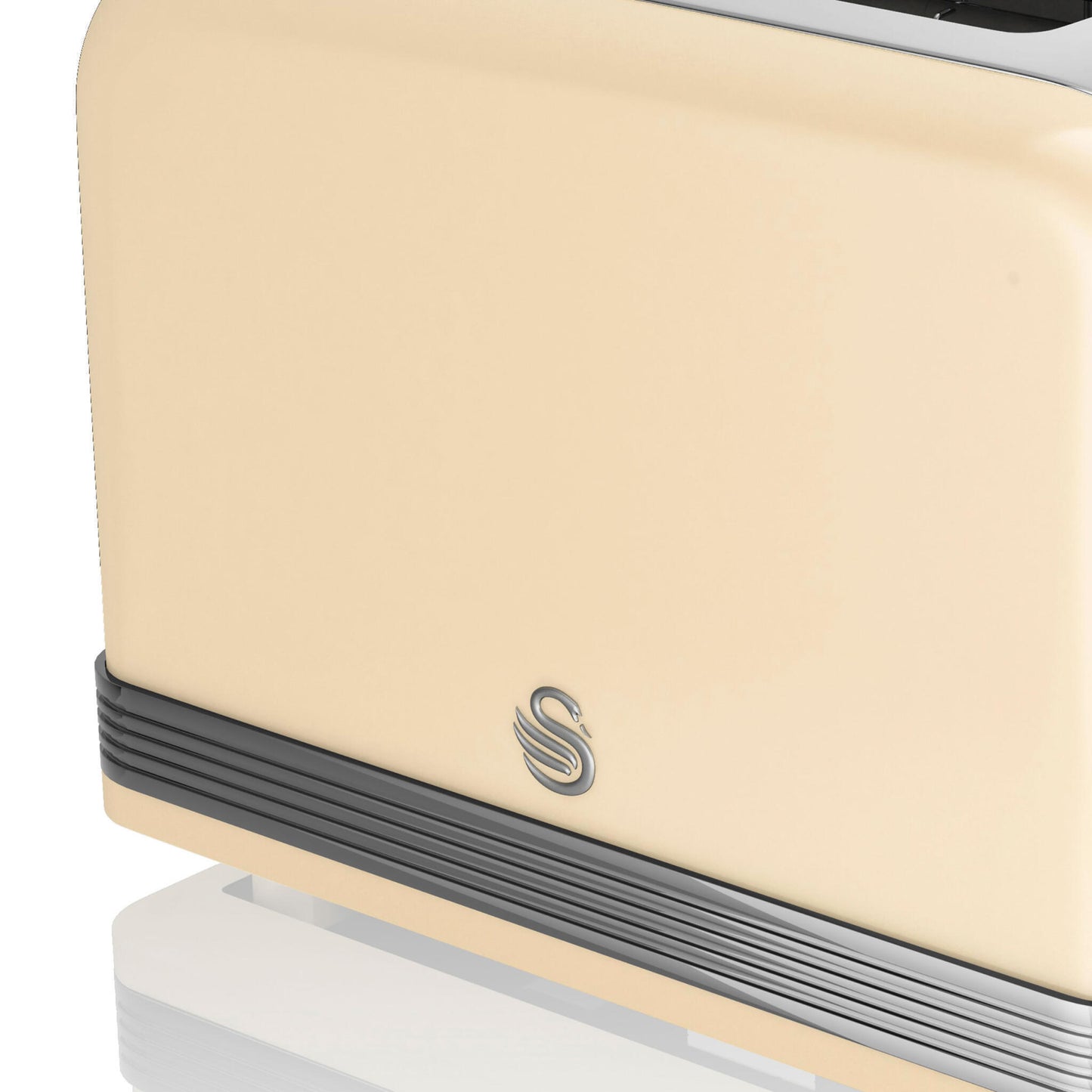 Swan Retro Tostadora Pan Ranura Ancha 2 Rebanadas, Regulador Nivel De Tostado, Descongelación, St19010cneu, Crema 800w_3