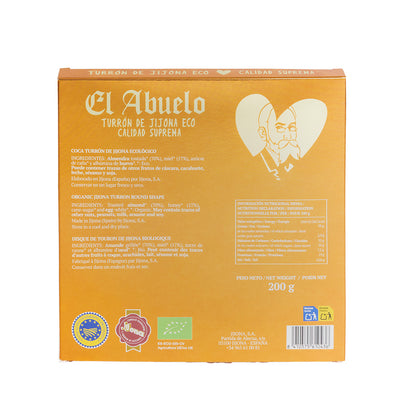 Coca de Turrón de Jijona ECO Agatha Ruiz de la Prada El Abuelo 200 g