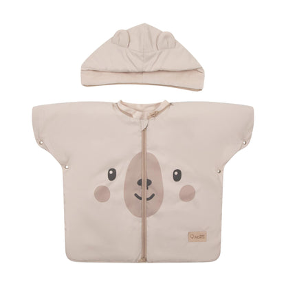 Teddy Bear Poncho Infantil Para Sillas De Coche Niños 1-4 Años_1
