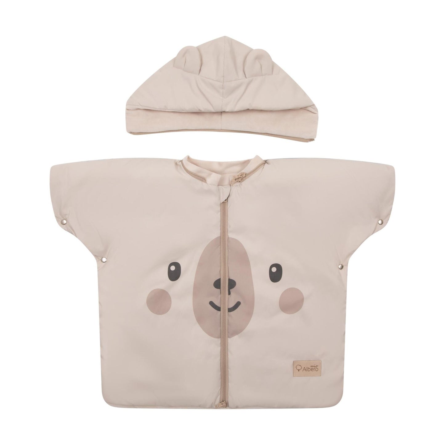 Teddy Bear Poncho Infantil Para Sillas De Coche Niños 1-4 Años Albero Mio_1
