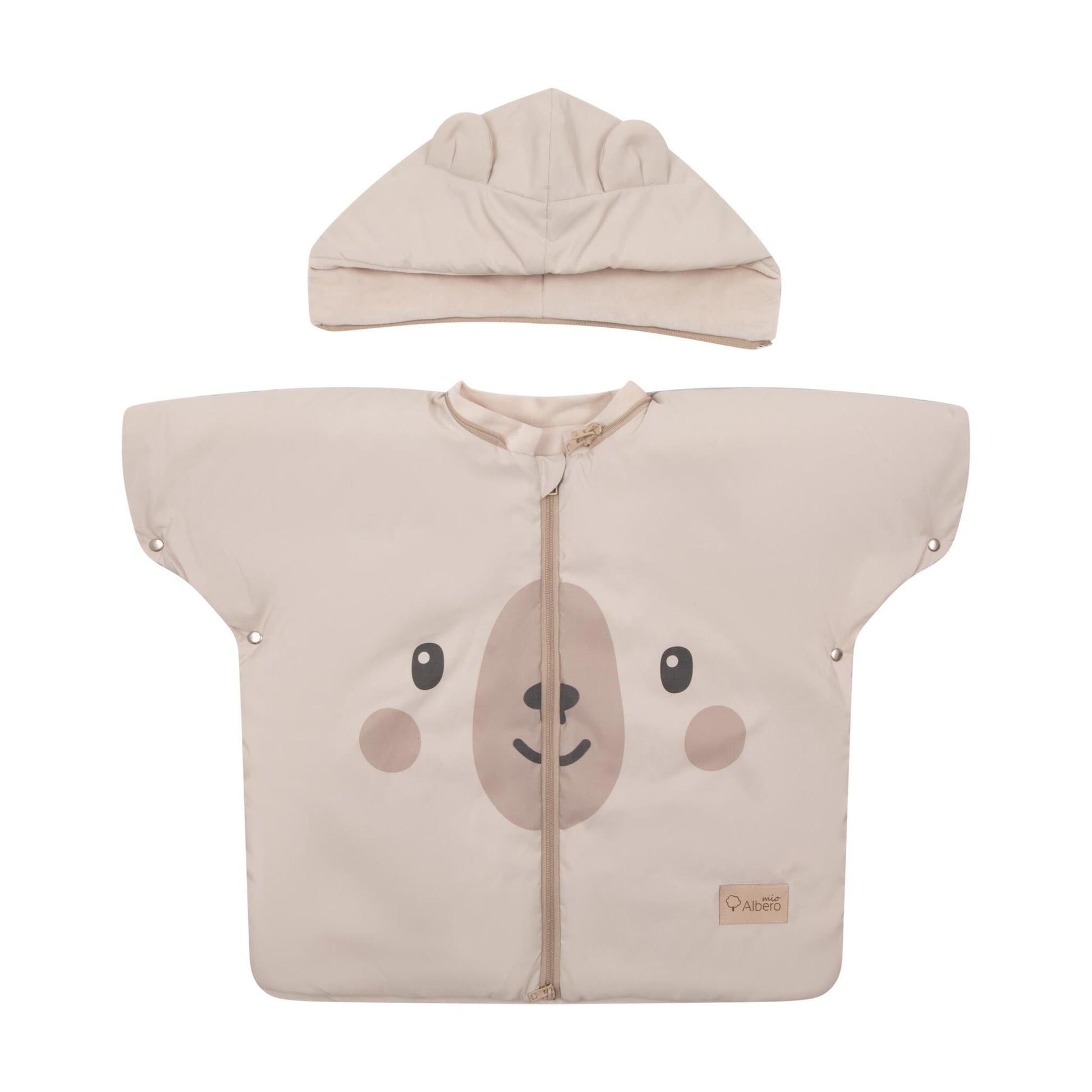 Teddy Bear Poncho Infantil Para Sillas De Coche Niños 1-4 Años Albero Mio_1