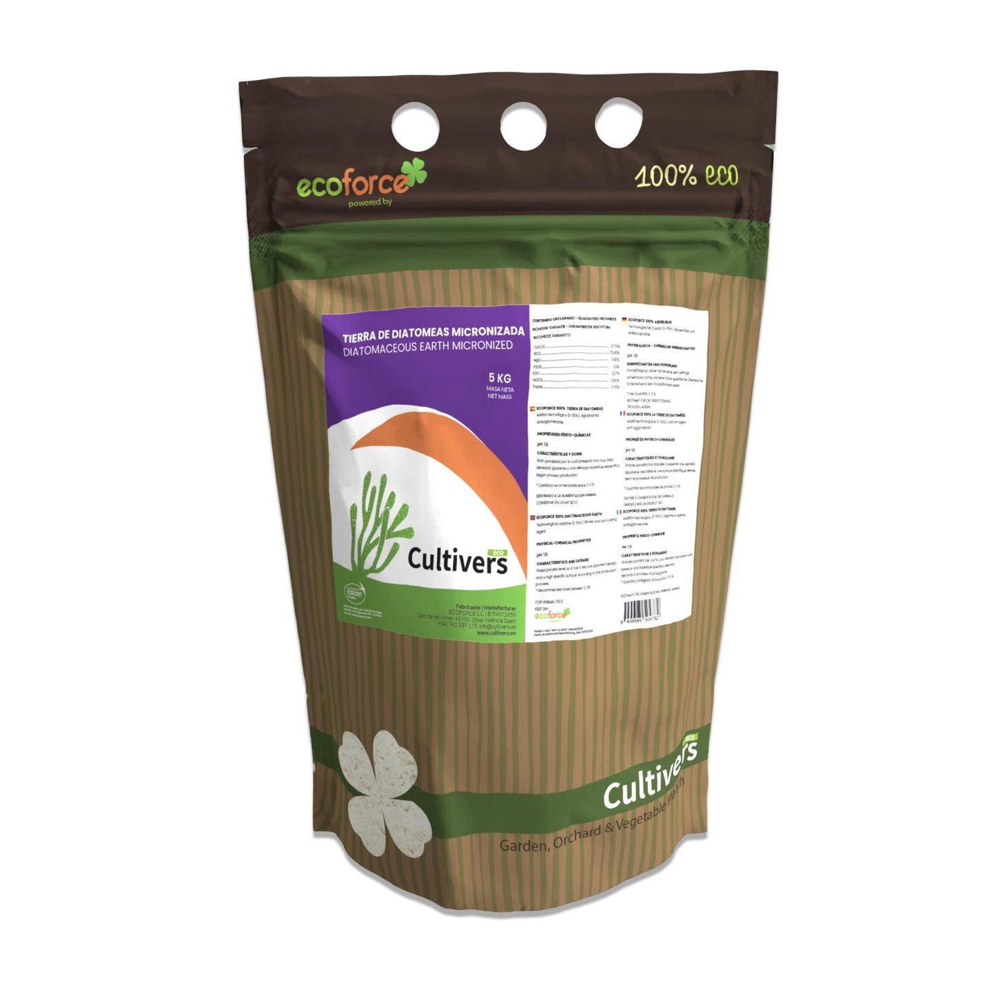 Tierra De Diatomeas Micronizada Cultivers 10 Kg_2