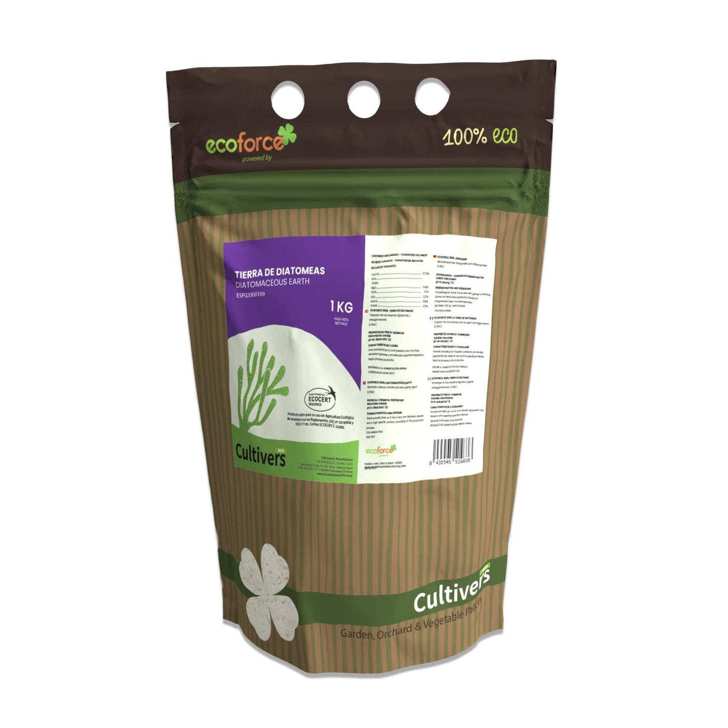 Tierra De Diatomeas Micronizada Cultivers 1 Kg_0
