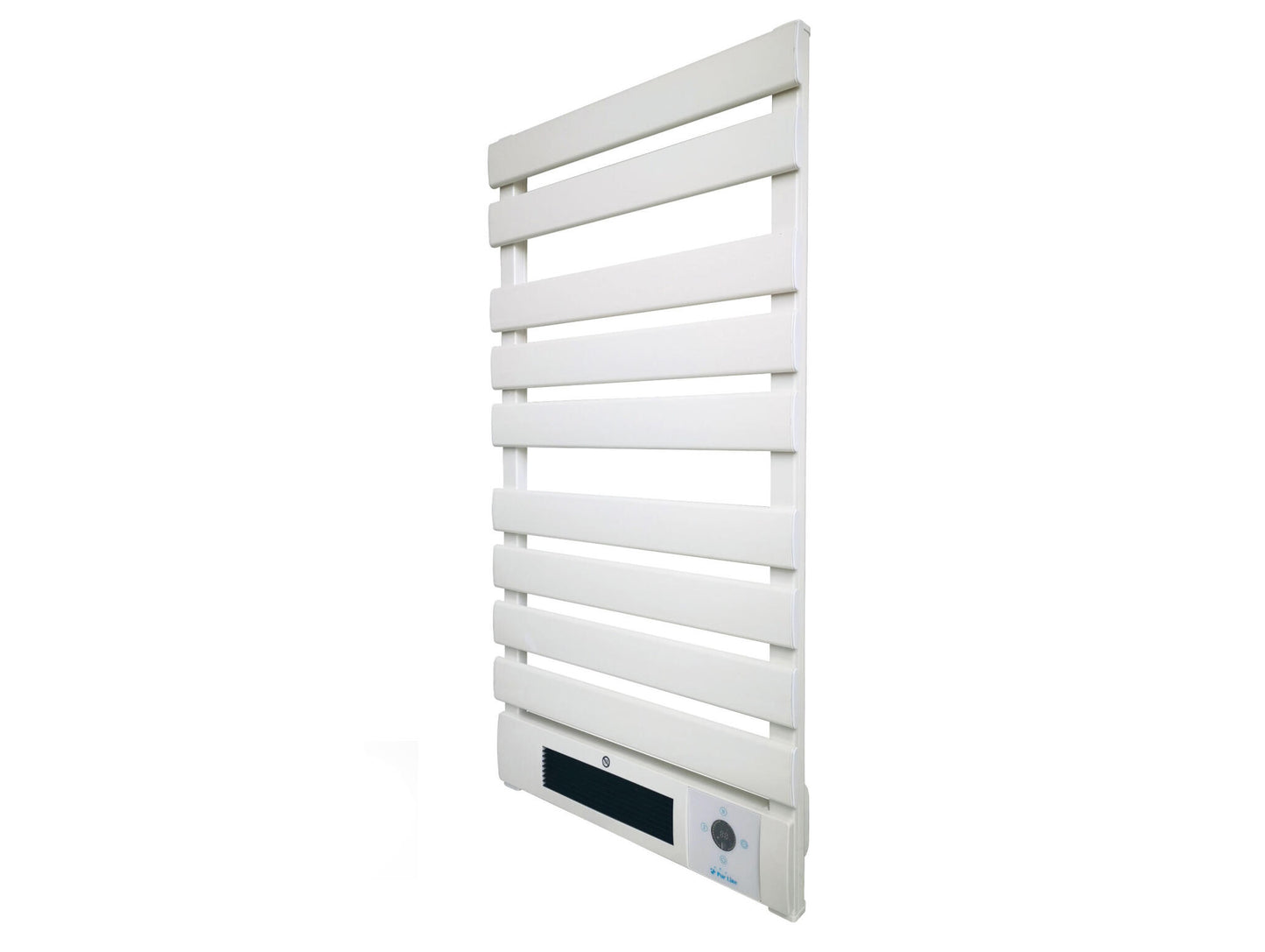Toallero Eléctrico 1500w En Aluminio Blanco Con Display Led Ntw-25 Purline_0