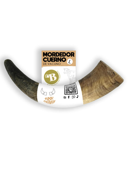 Bimordiscos Cuerno De Vaca / Toro Para Perros Pack. 2 X L_0