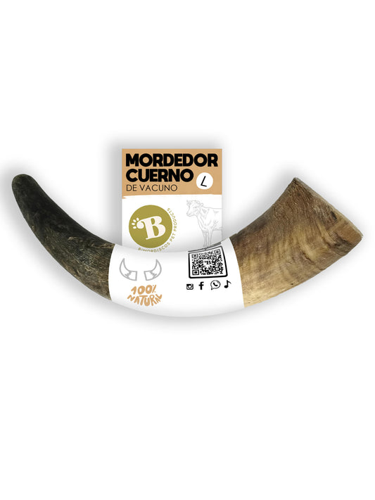 Bimordiscos Cuerno De Vaca / Toro Para Perros Pack. 2 X L_0