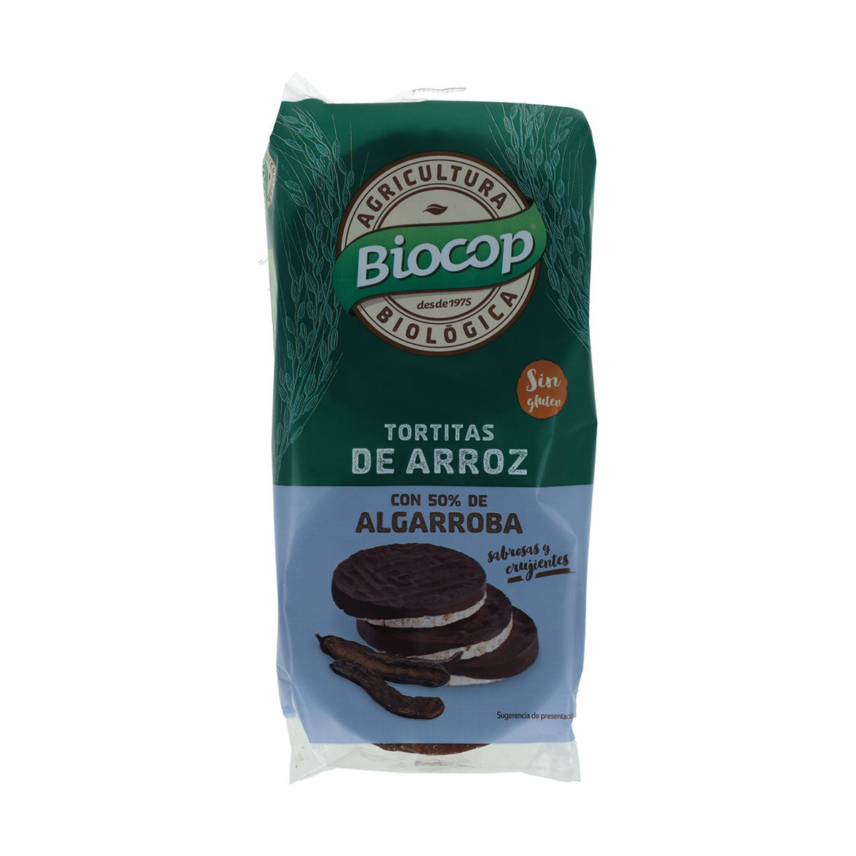 Tortitas Arroz y Algarroba Biocop 100 g