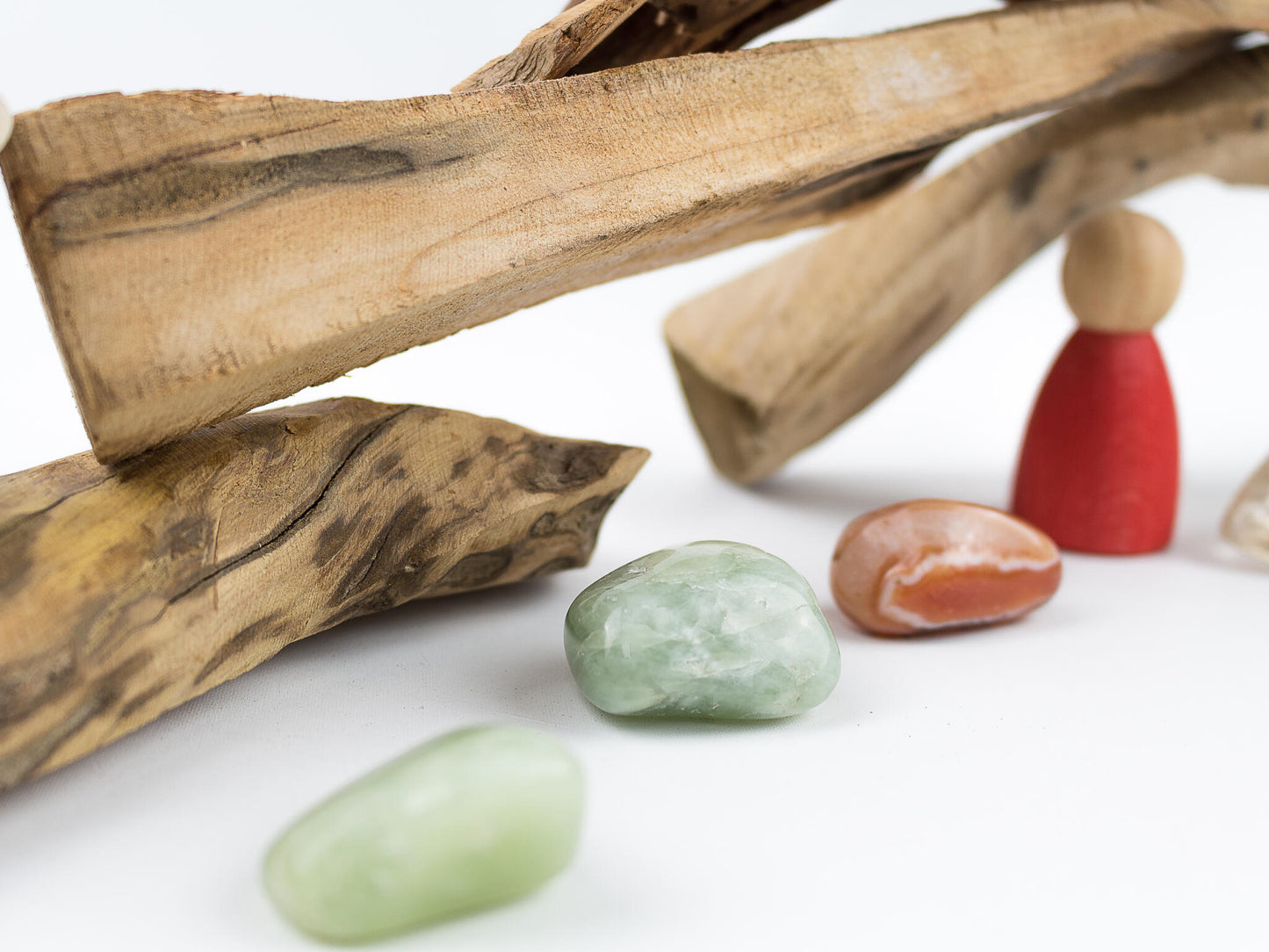 Trozos De Madera Natural Pulida (500 Grs)_2