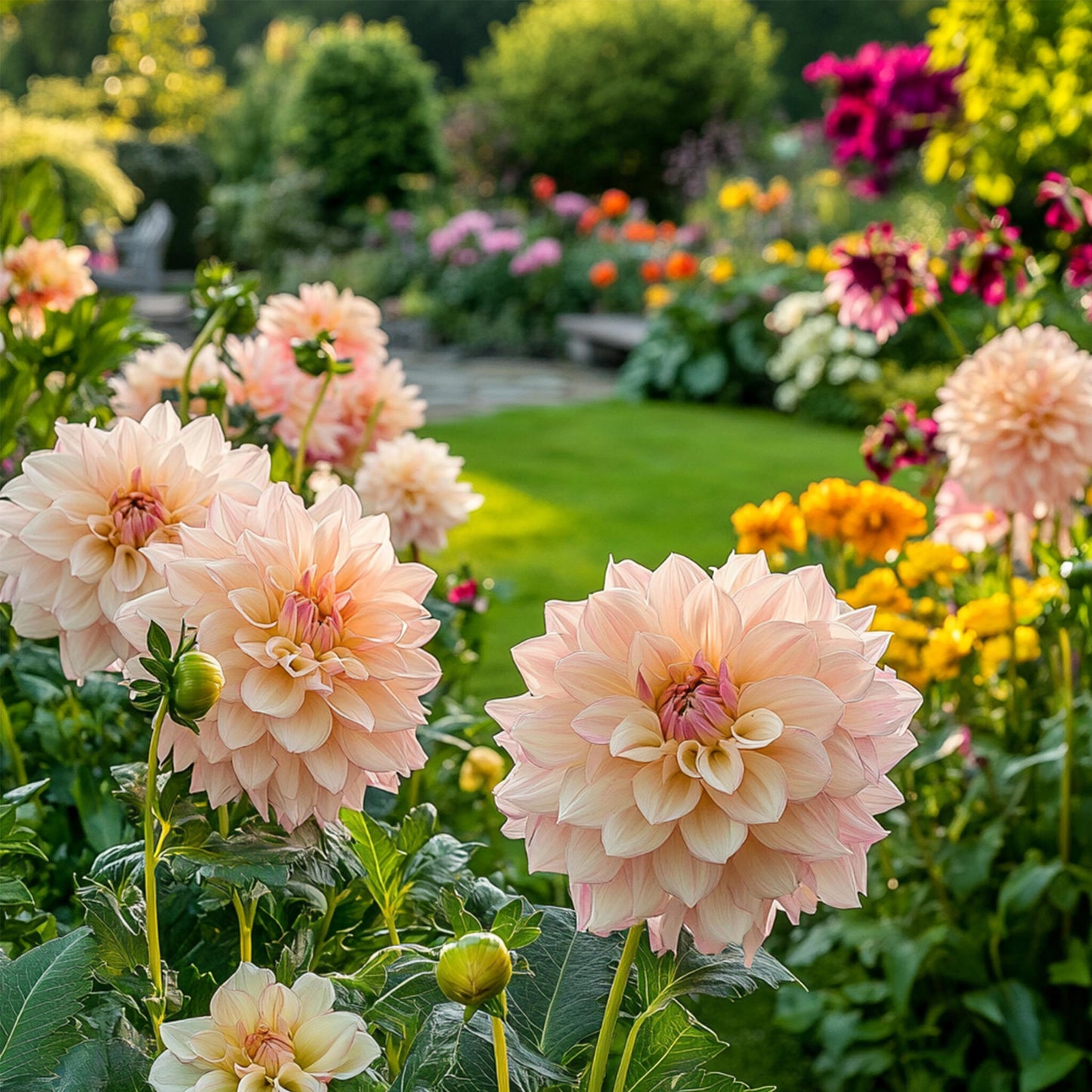 Tubérculos De Dalia - 3 Pzs - Dahlia 'break Out' - Rosa_4