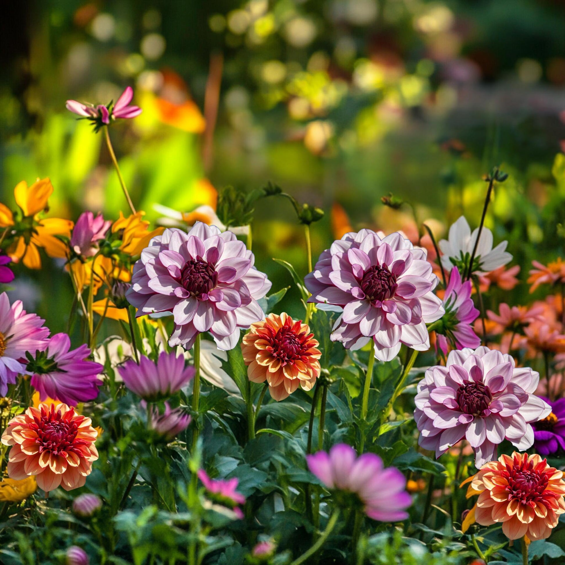 Tubérculos De Dalia - 3 Pzs - Dahlia 'sweet & Honey'_1