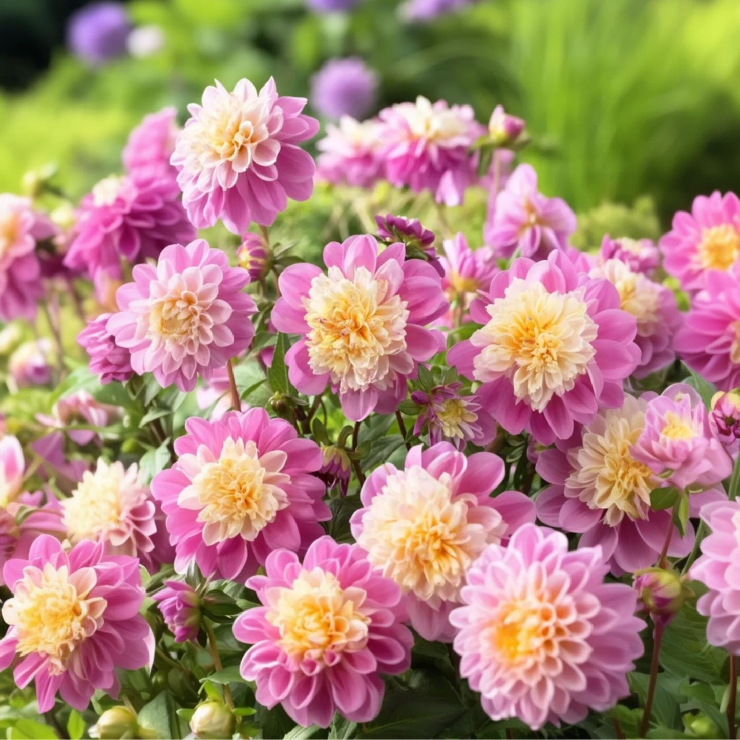 Tubérculos De Dalia - 3 Pzs - Dahlia 'take Off' - Rosa_1