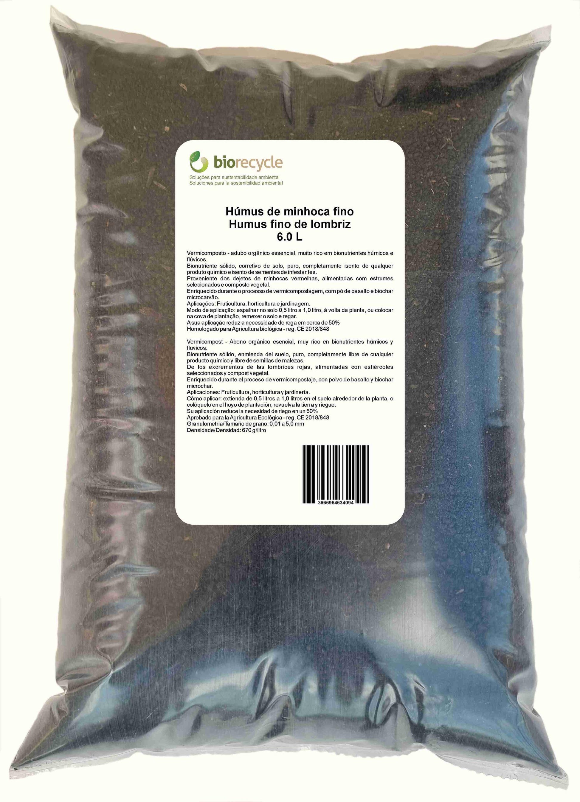 Vermicompost Humus De Lombriz - 6.0 L_0