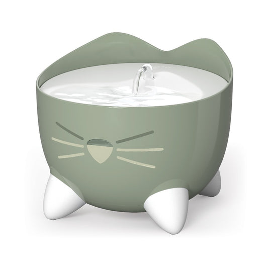 Fuente Bebedero para Gatos Easy to Clean Verde Catit PIXI 2,25 L