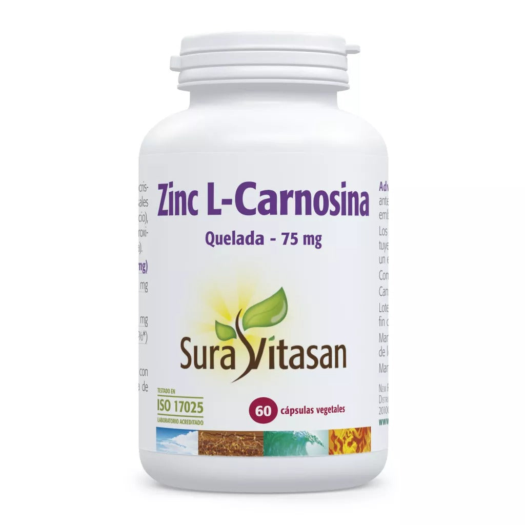 Zinc L-Carnosina Sura Vitasan 60 cápsulas