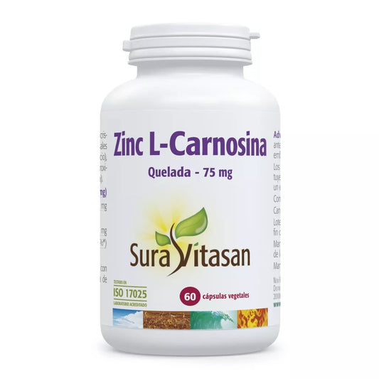 Zinc L-Carnosina Sura Vitasan 60 cápsulas