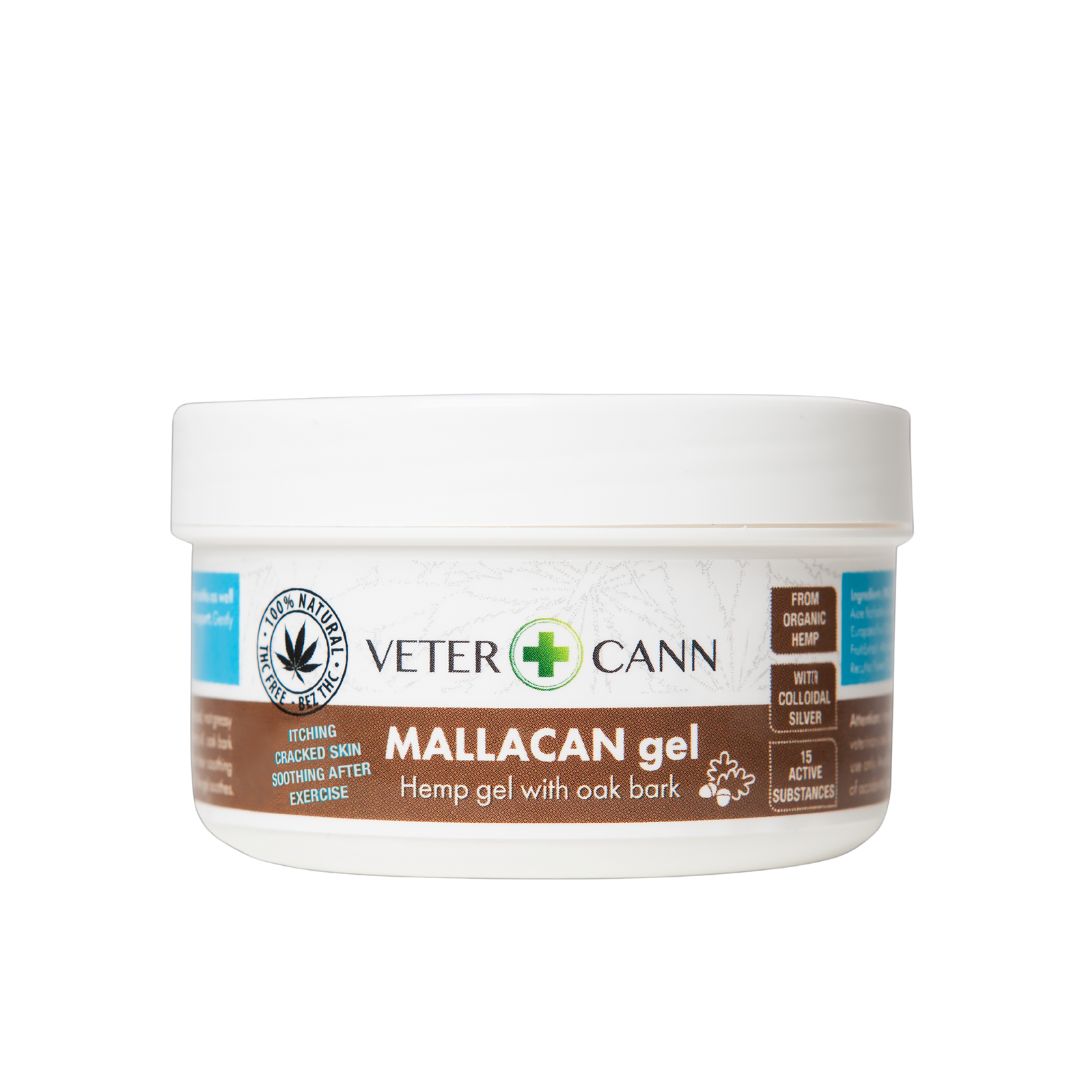 Vetercann Mallacan Gel Natural De Cáñamo Calmante Y Reparador De Piel 100 Ml_0