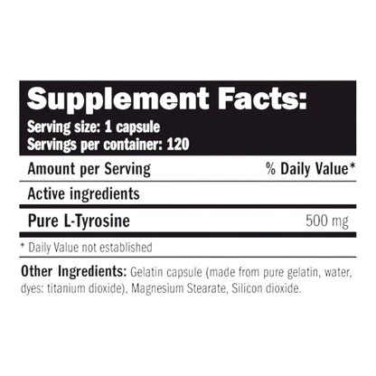 Tyrosine 120 Caps_1