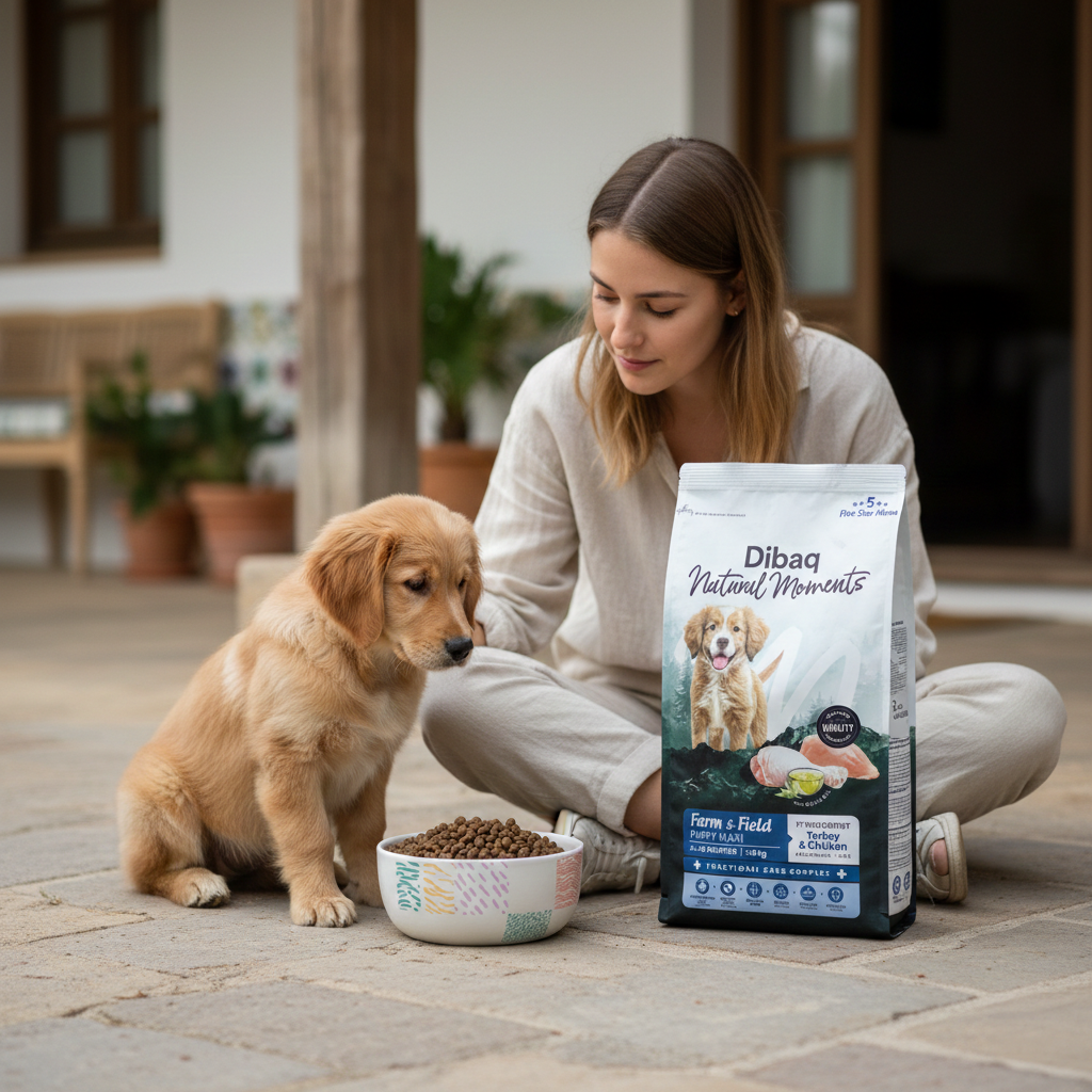 Dibaq Natural Moments 5 Star Pavo Y Pollo Cachorro Razas Grandes 12 Kg_3