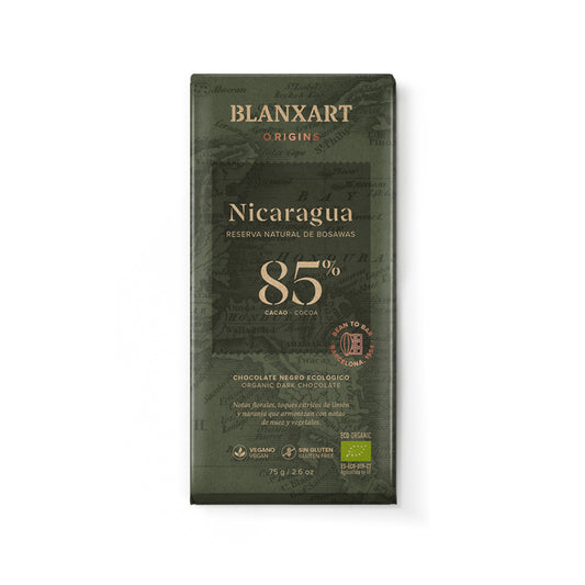 Chocolate Negro 85% Nicaragua eco Blanxart 75g