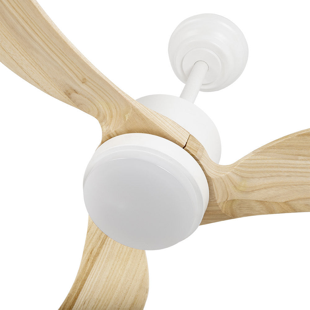 Ventilador Dc Bembezar 24w Blanco 3 Aspas Haya 107d 2424lm 3000-6500k C/remoto, Reg. Intensidad, Timer, Mem._1