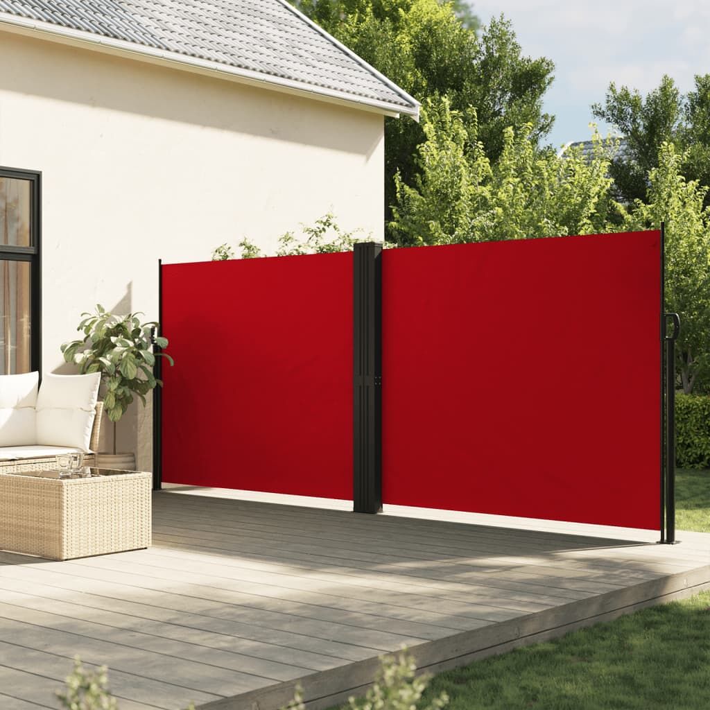 Vidaxl Toldo Lateral Retráctil Rojo 160x600 Cm_1