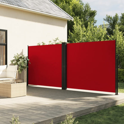 Vidaxl Toldo Lateral Retráctil Rojo 160x1200 Cm_1