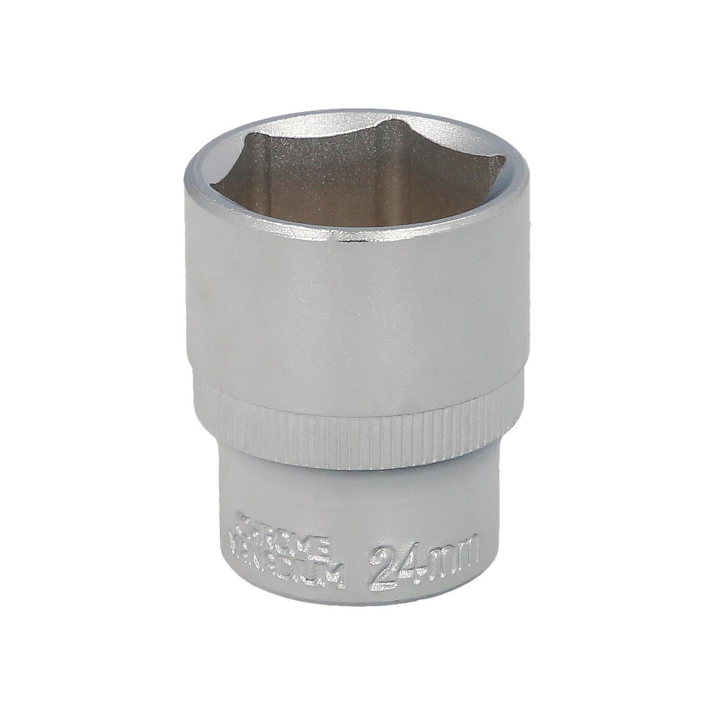 Llave Vaso 1/2 Hexagonal 24 Mm. Perfil De 6 Caras. Acero Cromo Vanadio, Aristas Redondas_0