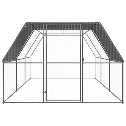 Vidaxl Jaula Gallinero De Acero Galvanizado 3x6x2 M_1