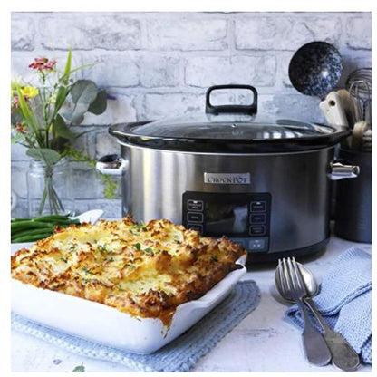 Crockpot olla de cocción lenta digital Timeselect 5,6L CSC066X (Reacondicionado)