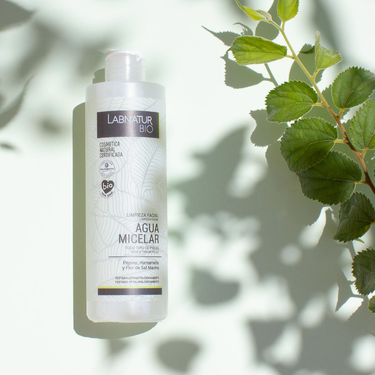 Agua Micelar Facial Labnatur Bio 250 ml | Limpia y Desmaquilla | Aloe Vera, Pepino y Hamamelis | Piel Sensible | Vegano_1