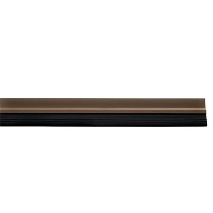 Burlete Puerta Pvc Marron Con Goma 1 Metro_0