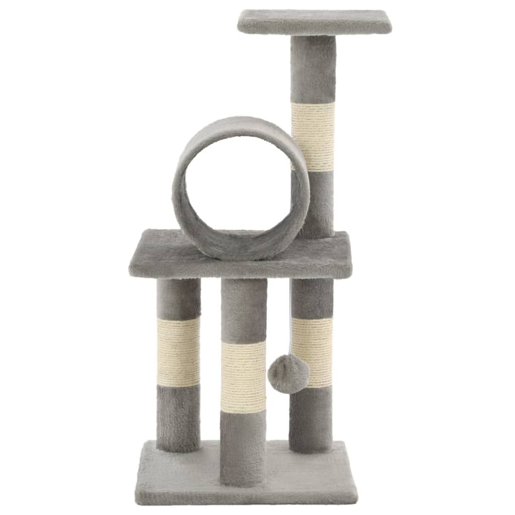 Vidaxl Rascador Para Gatos Con Poste De Sisal 65 Cm Gris_2