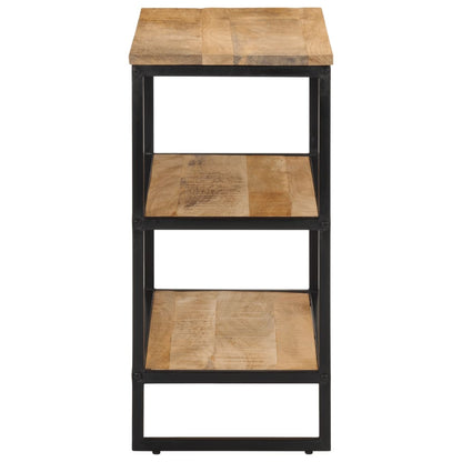 Mesa Consola Madera Maciza De Mango Rugosa 100x35x70 Cm_1