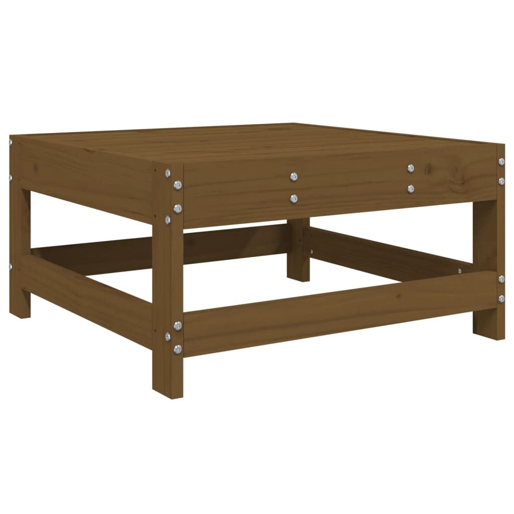 Vidaxl Juego De Sofás De Jardín 5 Pzas Madera Maciza Pino Marrón Miel_4