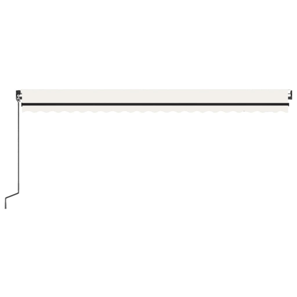 Toldo Automático Con Led Y Sensor De Viento Crema 500x300 Cm_3