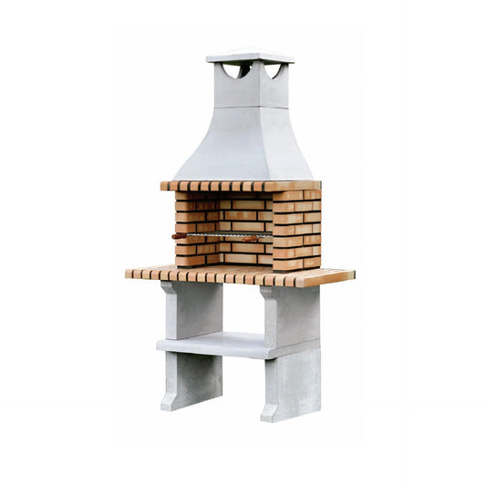 Barbacoa Nápoles XL con 2 mini bancadas Movelar Sin brasero