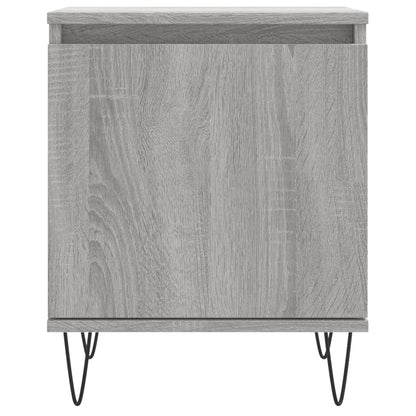Mesita De Noche 2 Uds Madera Ingeniería Gris Sonoma 40x30x50 Cm_3