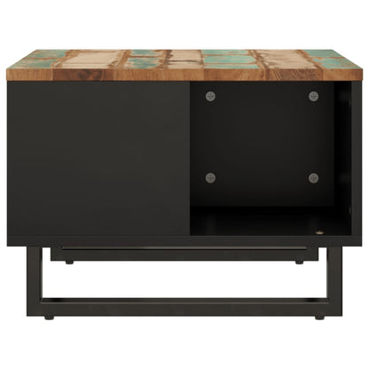Mesa De Centro De Madera Maciza Reciclada 60x50x35 Cm_2