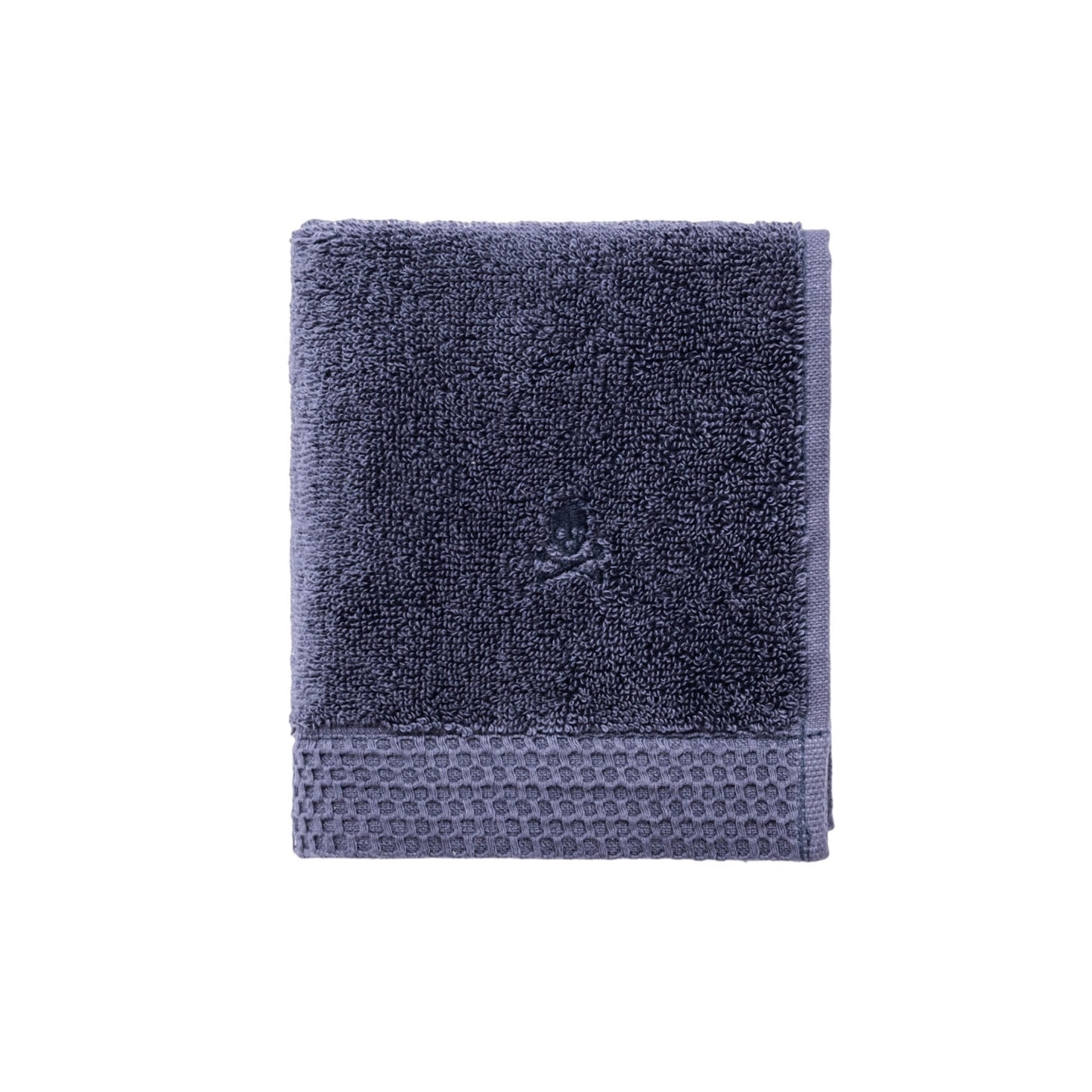 Toalla De Manos 50x100cm 100% Algodón Azul Navy 500gsm Con Logo Bordado Scalpers Home_0