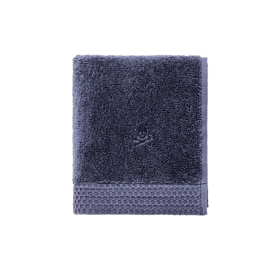Toalla De Manos 50x100cm 100% Algodón Azul Navy 500gsm Con Logo Bordado Scalpers Home_0