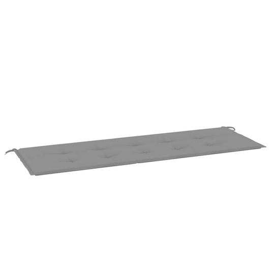Vidaxl Cojín De Banco De Jardín Tela Oxford Gris Antracita 150x50x4 Cm_0