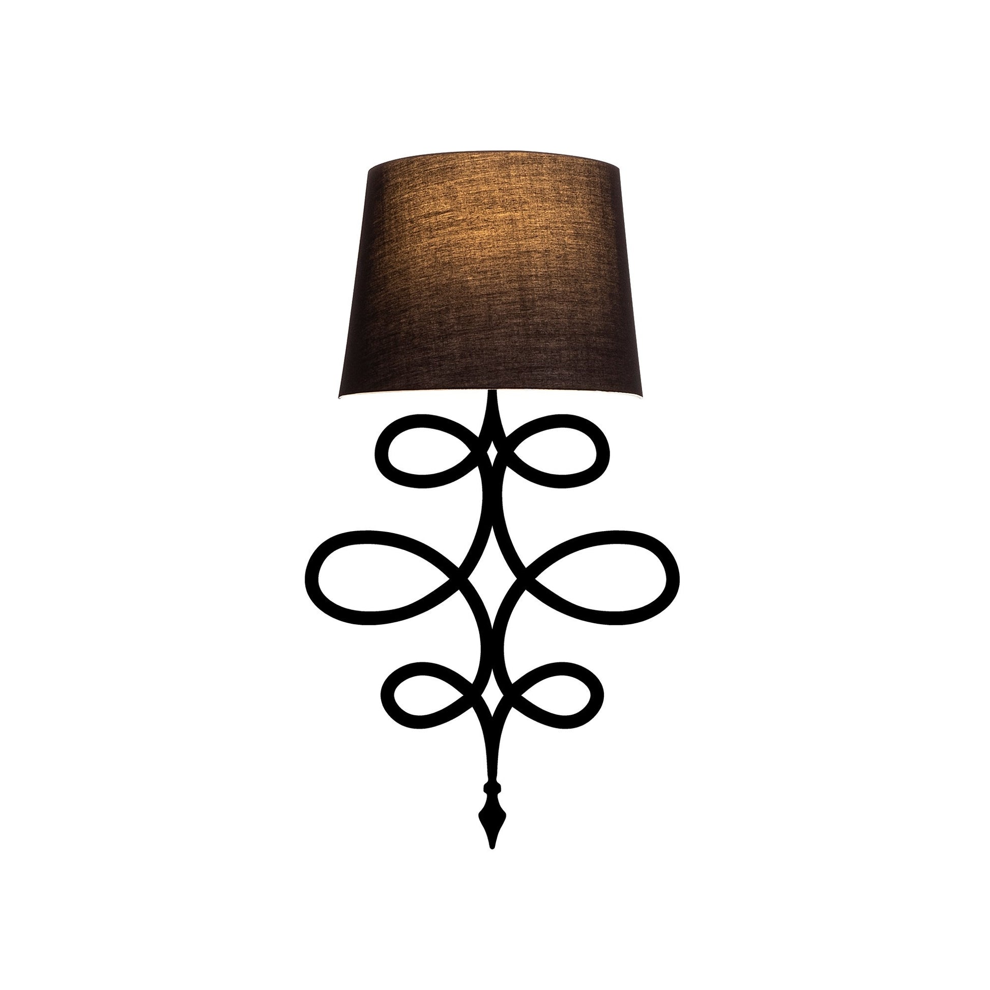 Aplique De Pared, Metal , Negro, 15x28x62, Casquillo E 27 Max 40 W_2