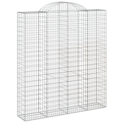 Cestas De Gaviones 12 Uds Forma De Arco Hierro 200x50x220/240cm_2