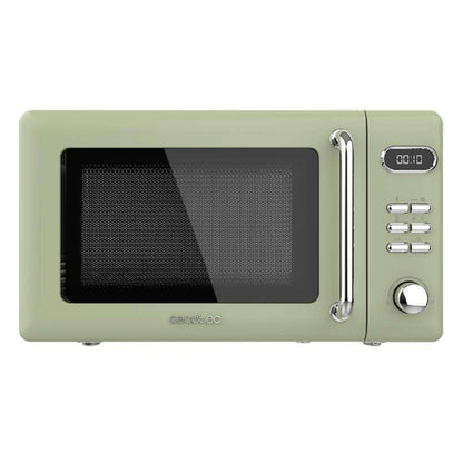 Microondas Digital Con Grill De 20 L Proclean 5110 Retro Green. 700 W En 5 Niveles, Temporizador Hasta 60 Mins, 8 Programas Y Modo Descongelación, D_0