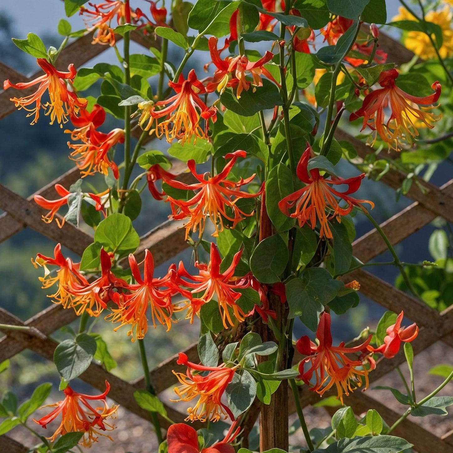 Madreselva - Lonicera X Heckrotti 'american Beauty' - Altura 110-120cm - ⌀17cm